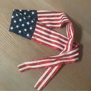 Junk brand headband tie American Flag USA